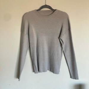 Rib Knit Long Sleeve Lounge Set